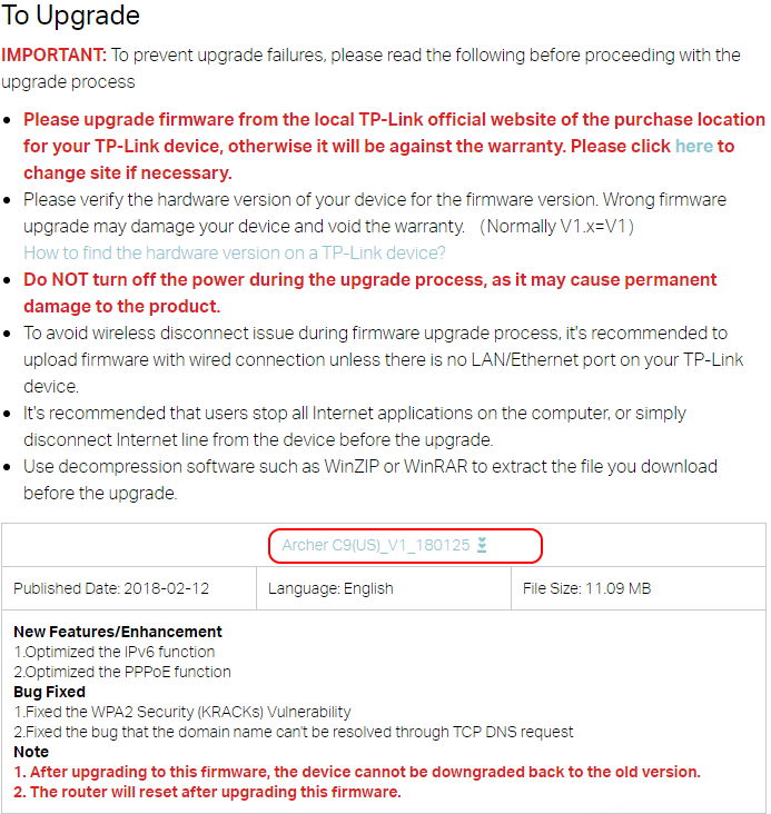 Firmware Download 2